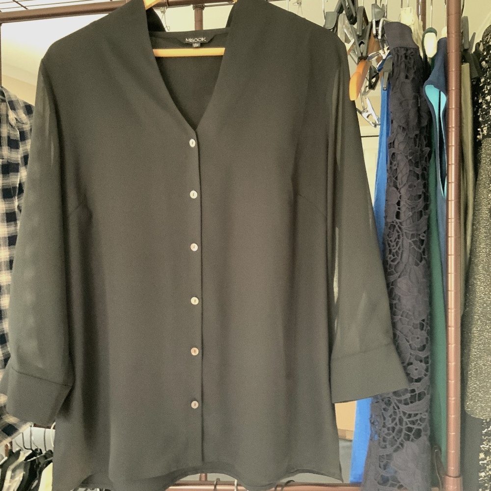 Large Misook bracelet sleeve tunic